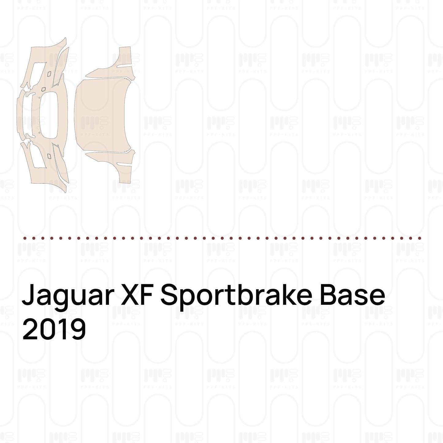 Voorgesneden PPF Jaguar XF Sportbrake Base 2019