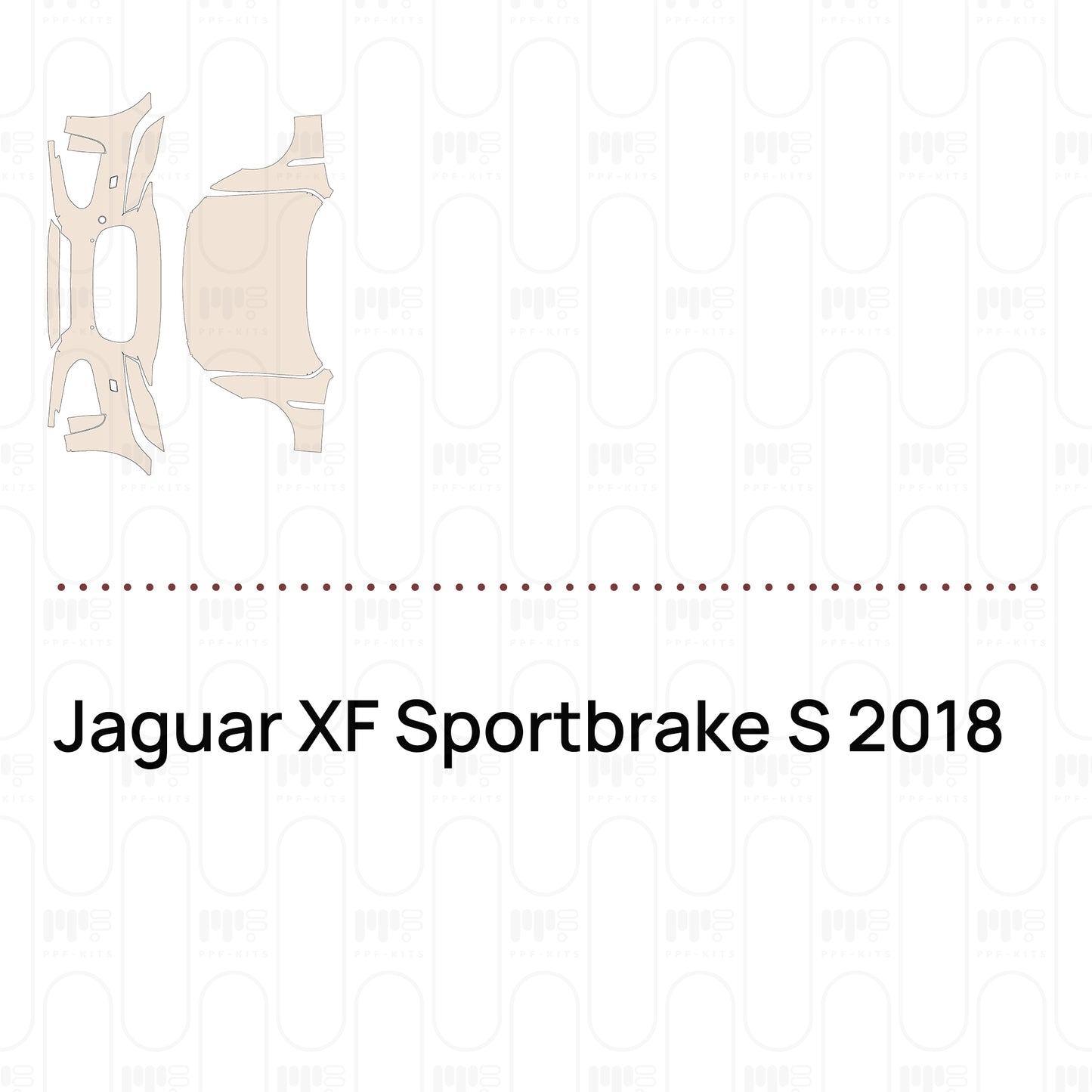 Voorgesneden PPF Jaguar XF Sportbrake S 2018