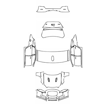 Pre-Cut PPF Jaguar XJ XJL R 2019 - PPF-Kits