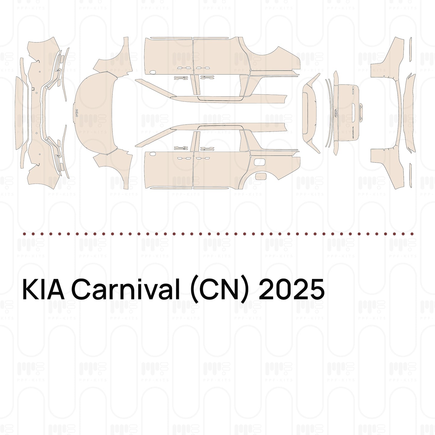 Voorgesneden PPF KIA Carnival (CN) 2025