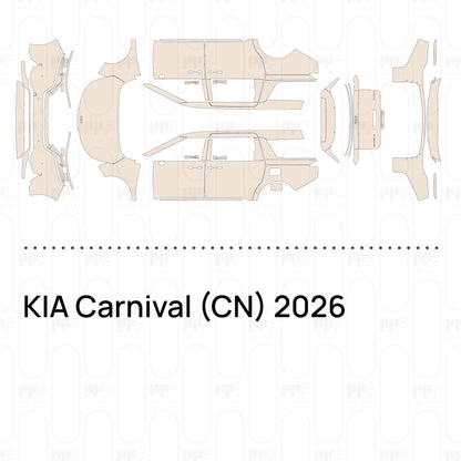Voorgesneden PPF KIA Carnival (CN) 2026