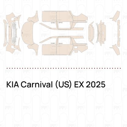 Voorgesneden PPF KIA Carnival (US) EX 2025