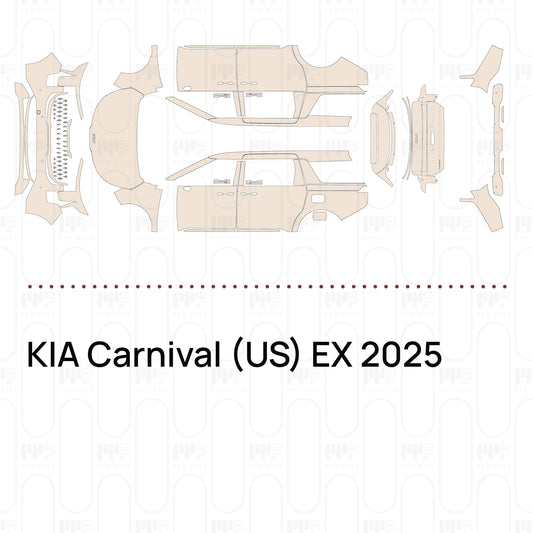 Voorgesneden PPF KIA Carnival (US) EX 2025
