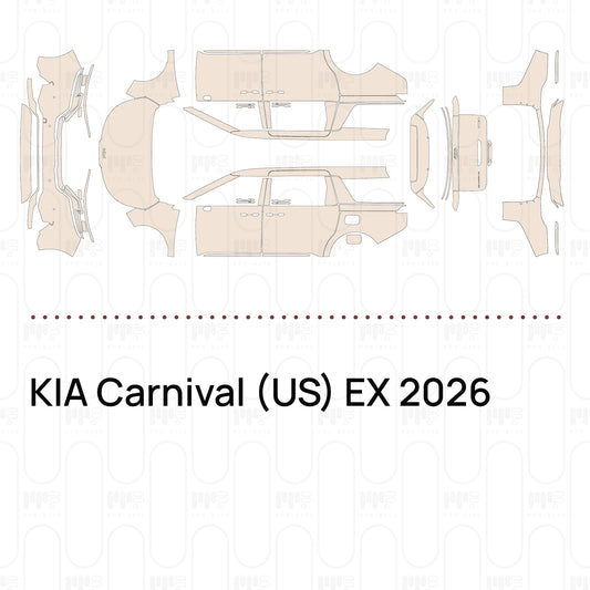 Voorgesneden PPF KIA Carnival (US) EX 2026