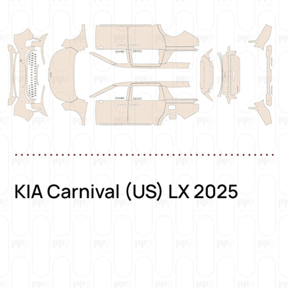 Voorgesneden PPF KIA Carnival (US) LX 2025