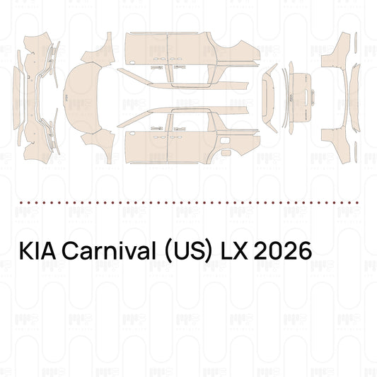 Voorgesneden PPF KIA Carnival (US) LX 2026