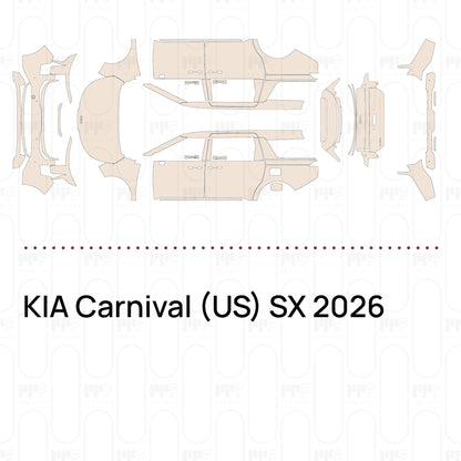 Voorgesneden PPF KIA Carnival (US) SX 2026