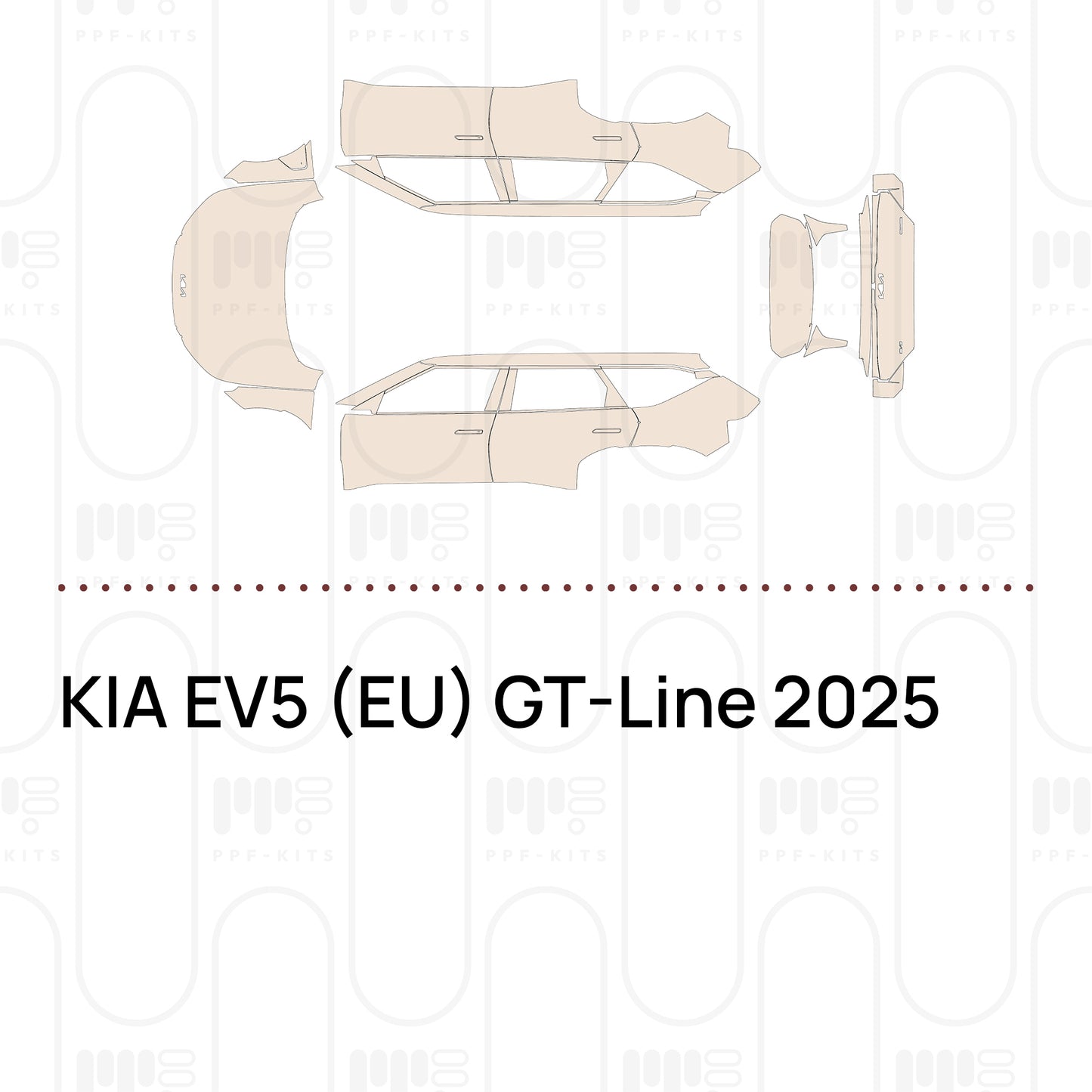 Voorgesneden PPF KIA EV5 (EU) GT-Line 2025