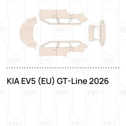 Voorgesneden PPF KIA EV5 (EU) GT-Line 2026