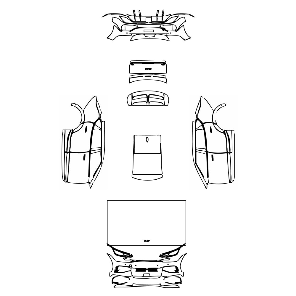 Pre-Cut PPF KIA EV6 GT 2021 - PPF-Kits