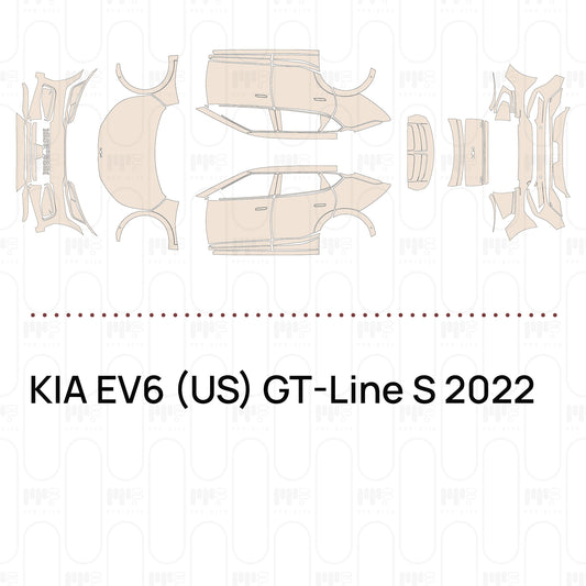 Voorgesneden PPF KIA EV6 (US) GT-Line S 2022