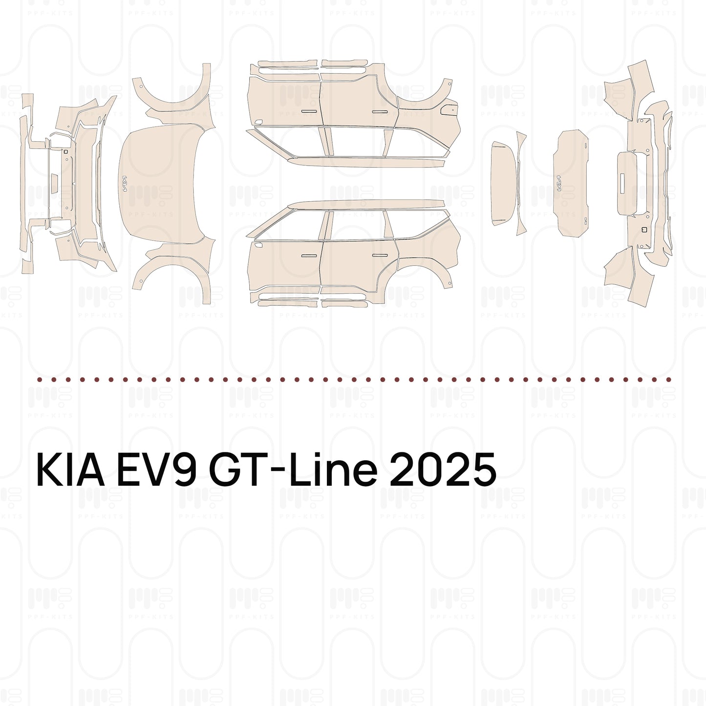 Voorgesneden PPF KIA EV9 GT-Line 2025