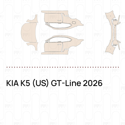 Voorgesneden PPF KIA K5 (US) GT-Line 2026