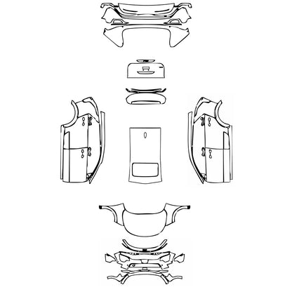 Pre-Cut PPF KIA Niro EV (US) Wave 2025 - PPF-Kits