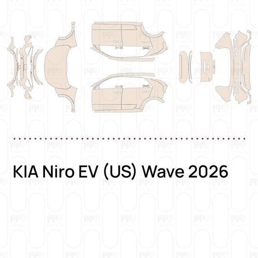 Voorgesneden PPF KIA Niro EV (US) Wave 2026