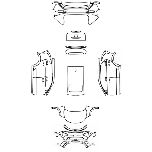 Pre-Cut PPF KIA Niro EV (US) Wind 2025 - PPF-Kits