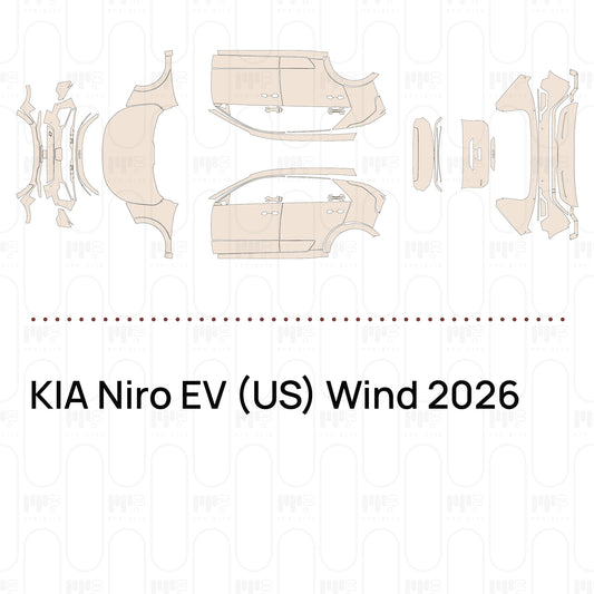 Voorgesneden PPF KIA Niro EV (US) Wind 2026
