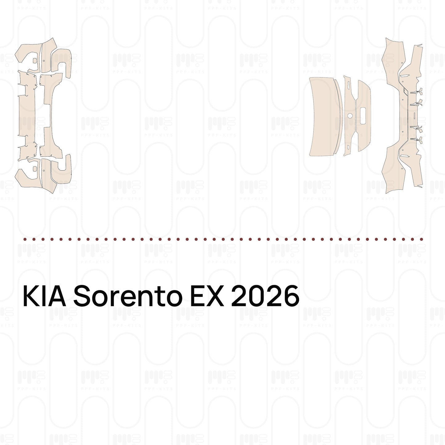 Voorgesneden PPF KIA Sorento EX 2026