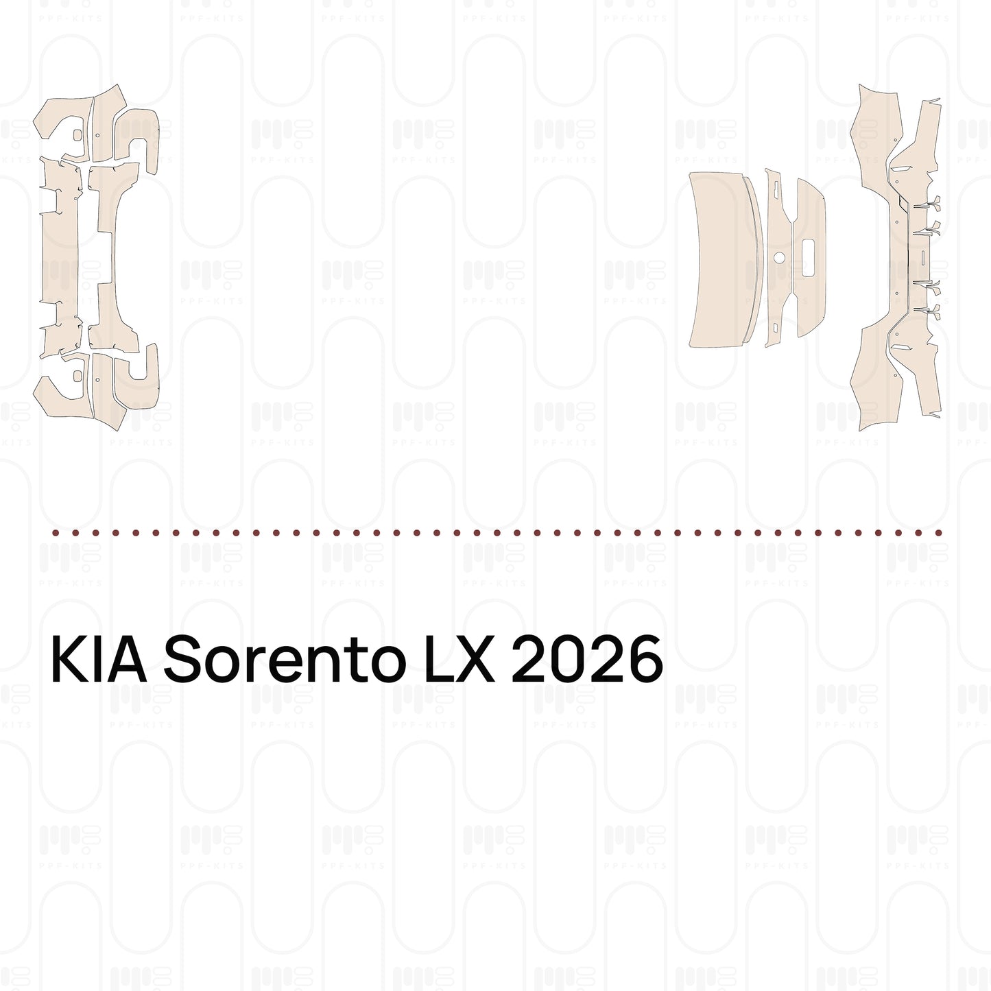 Voorgesneden PPF KIA Sorento LX 2026