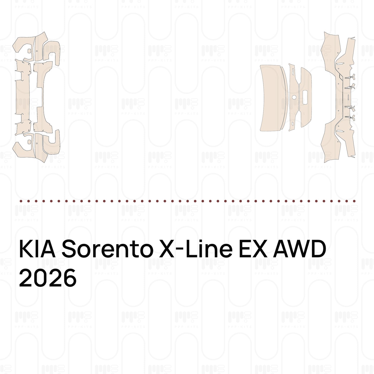 Voorgesneden PPF KIA Sorento X-Line EX AWD 2026