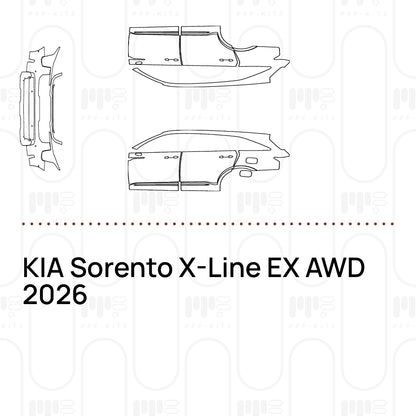 Voorgesneden PPF KIA Sorento X-Line EX AWD 2026