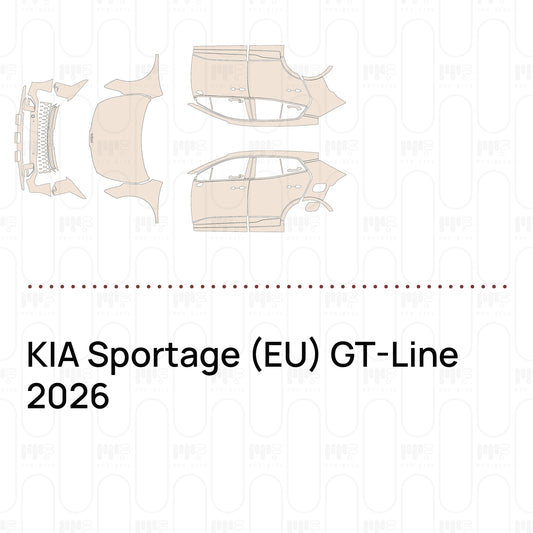 Voorgesneden PPF KIA Sportage (EU) GT-Line 2026