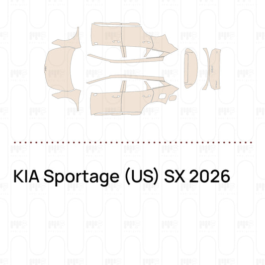 Voorgesneden PPF KIA Sportage (US) SX 2026