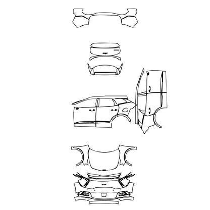 Pre-Cut PPF KIA Sportage (US) SX Prestige 2023 - PPF-Kits