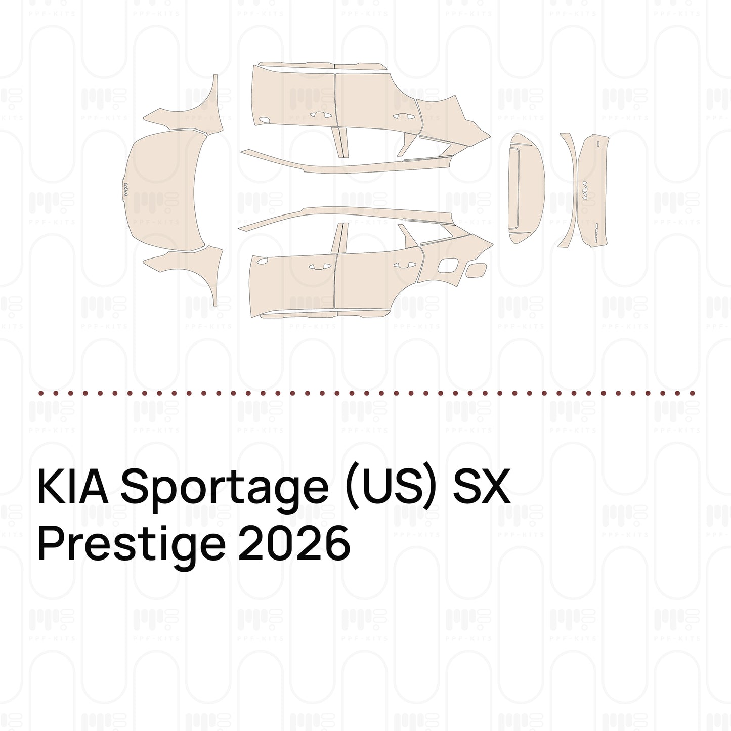 Voorgesneden PPF KIA Sportage (US) SX Prestige 2026