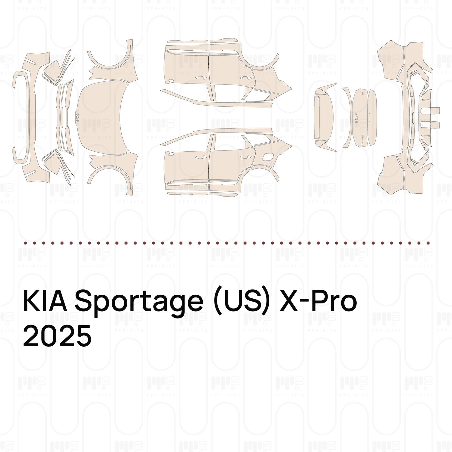 Voorgesneden PPF KIA Sportage (US) X-Pro 2025