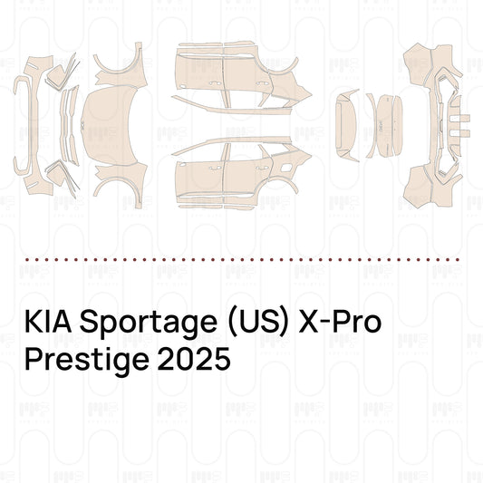 Voorgesneden PPF KIA Sportage (US) X-Pro Prestige 2025