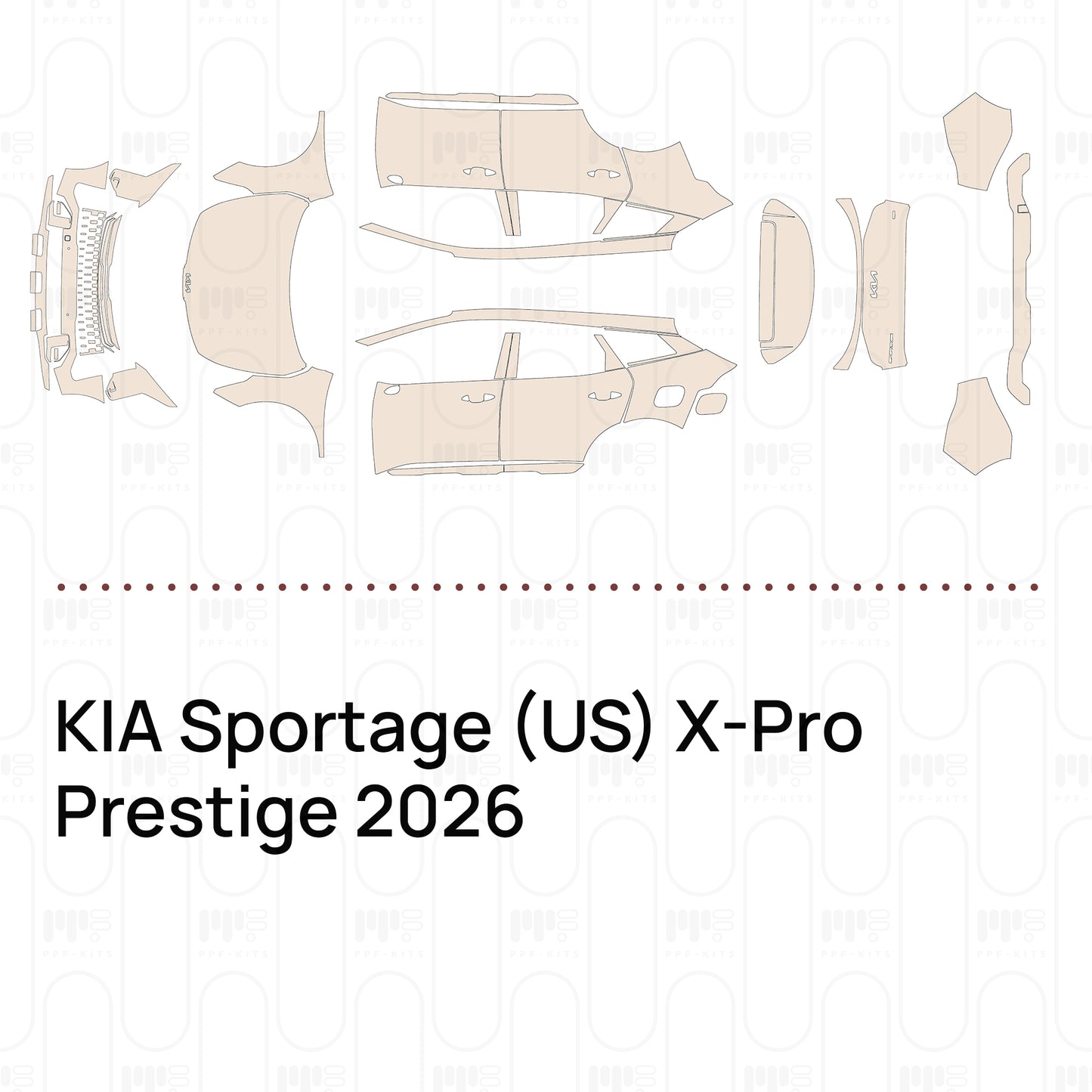 Voorgesneden PPF KIA Sportage (US) X-Pro Prestige 2026