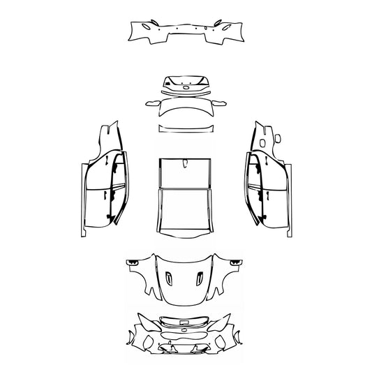 Pre-Cut PPF KIA Stinger GT 2020 - PPF-Kits