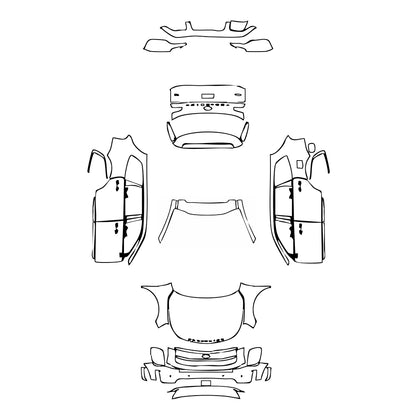 Pre-Cut PPF KIA Telluride LX 2021 - PPF-Kits