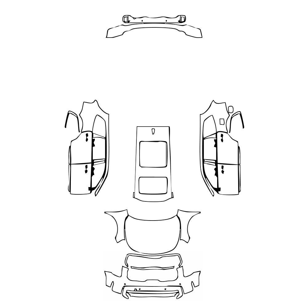Pre-Cut PPF KIA Telluride SX Prestige 2024 - PPF-Kits