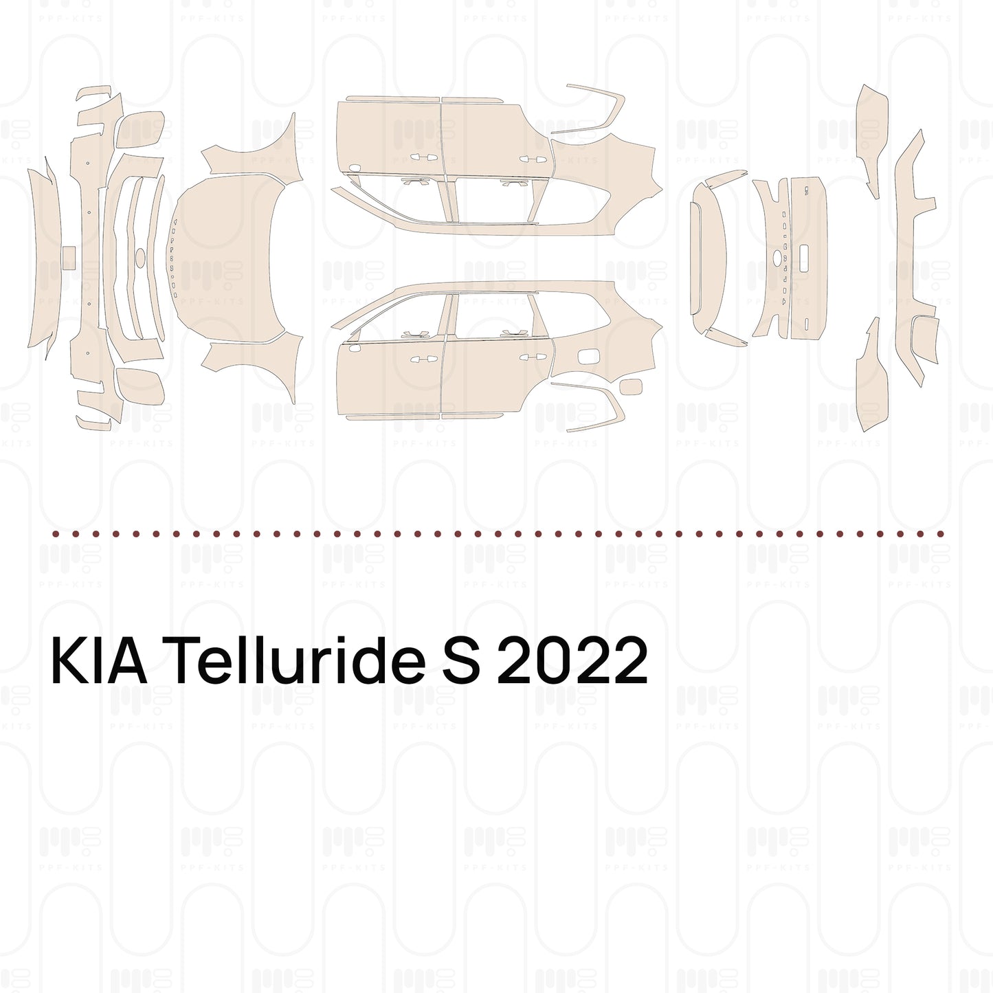 Voorgesneden PPF KIA Telluride S 2022