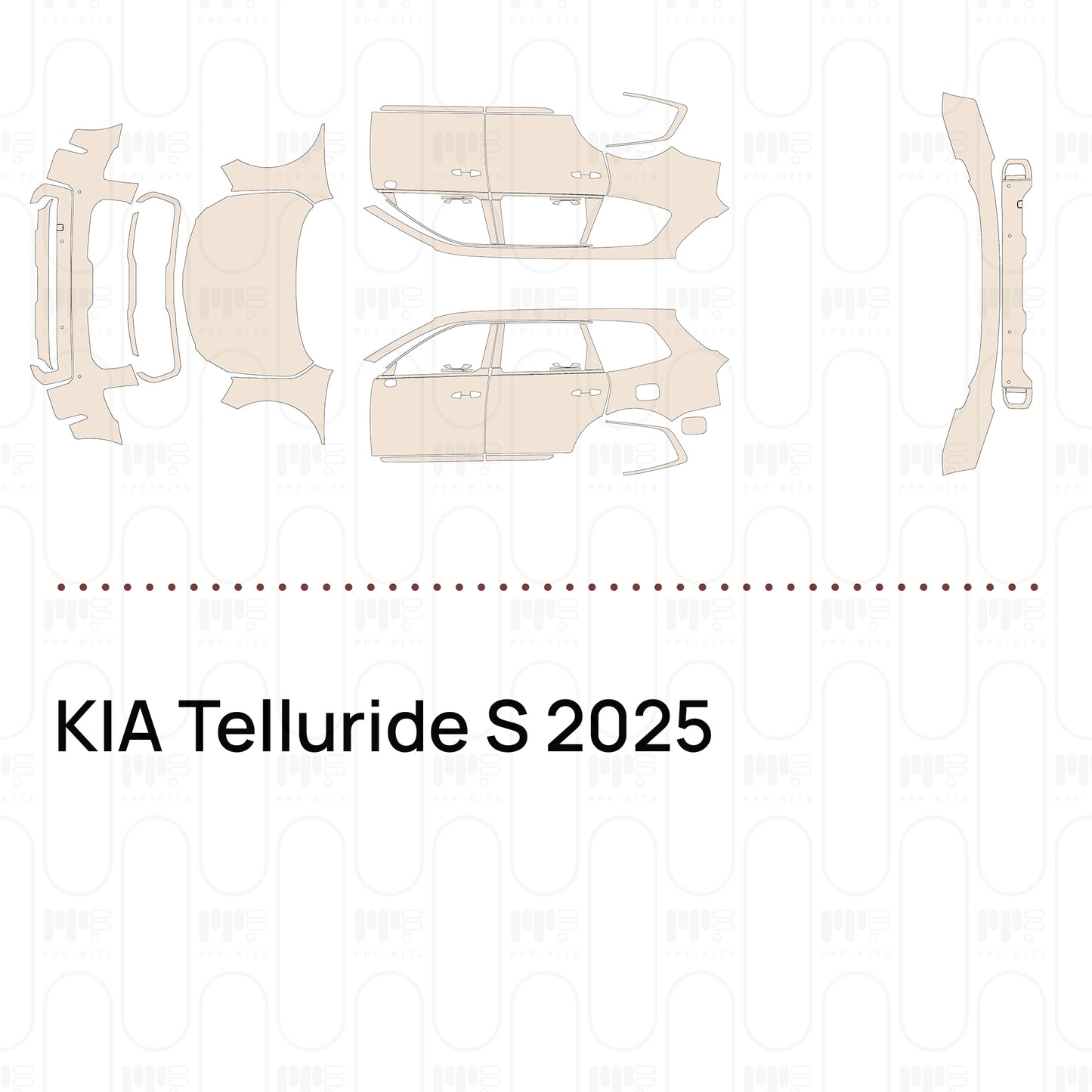Voorgesneden PPF KIA Telluride S 2025