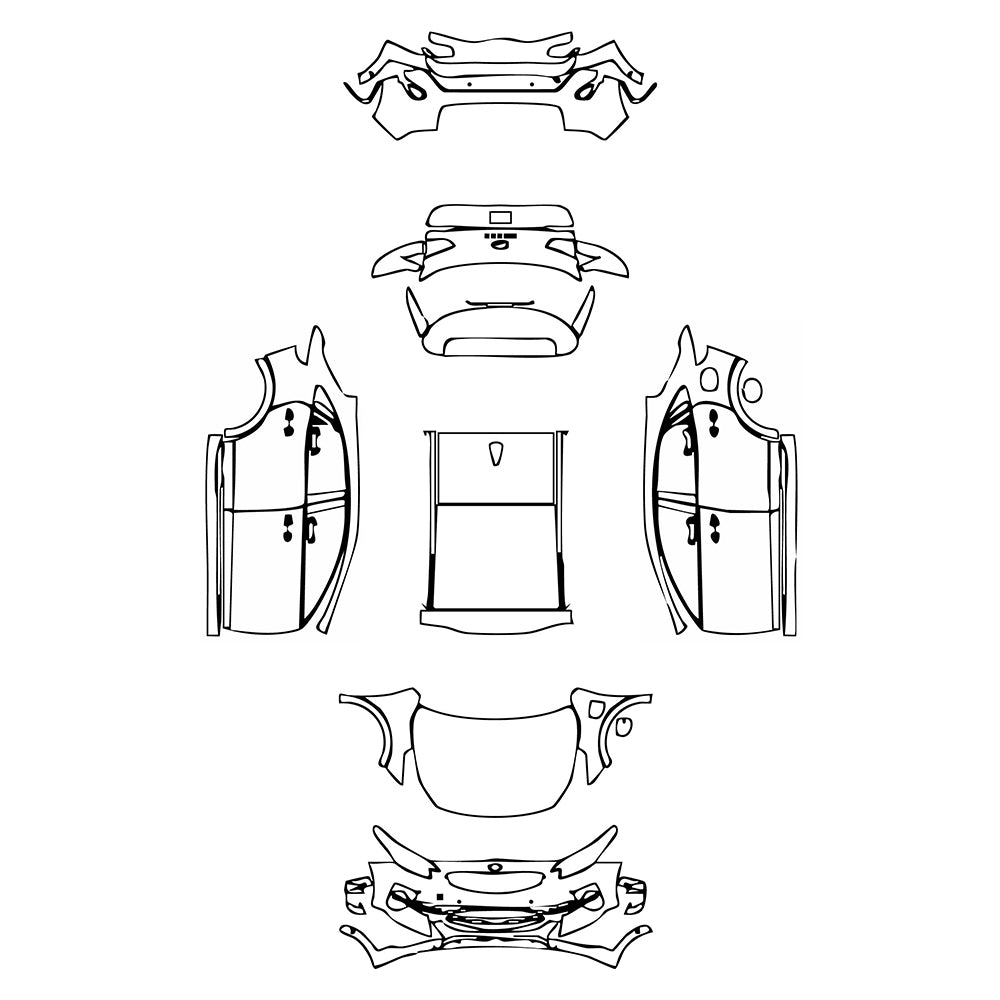 Pre-Cut PPF KIA Xceed (EU) Base 2020 - PPF-Kits