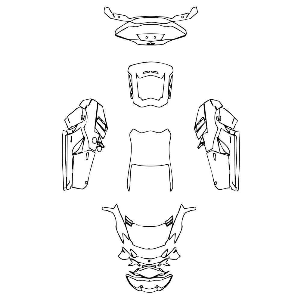 Pre-Cut PPF Lamborghini Aventador Avendator S Coupe 2020 - PPF-Kits
