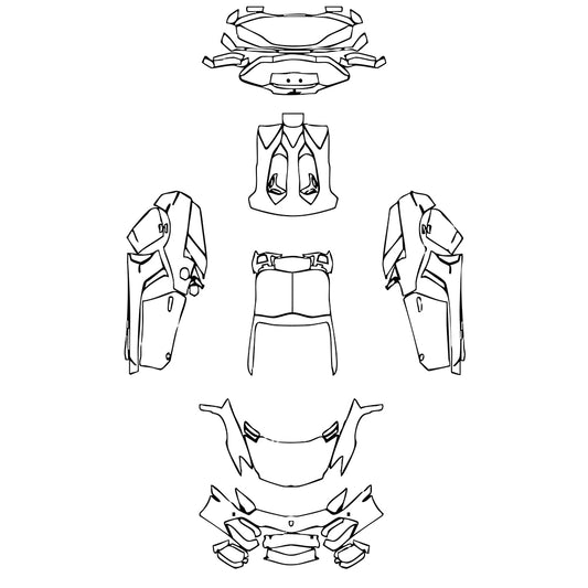 Pre-Cut PPF Lamborghini Aventador LP 700-4 Roadster 2015 - PPF-Kits