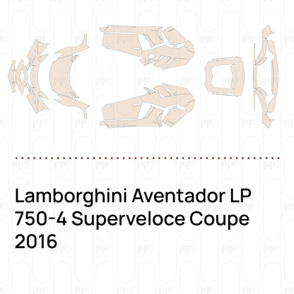 Voorgesneden PPF Lamborghini Aventador LP 750-4 Superveloce Coupe 2016