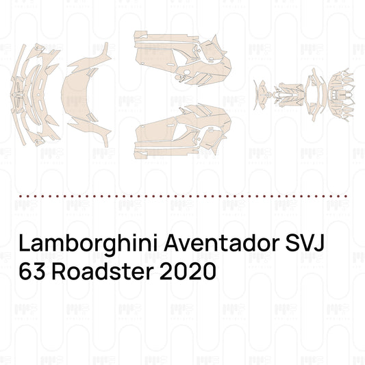 Voorgesneden PPF Lamborghini Aventador SVJ 63 Roadster 2020