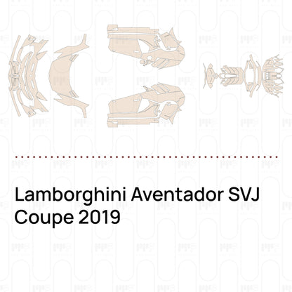 Voorgesneden PPF Lamborghini Aventador SVJ Coupe 2019