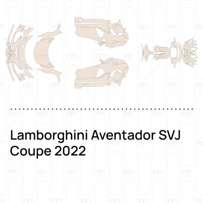 Voorgesneden PPF Lamborghini Aventador SVJ Coupe 2022