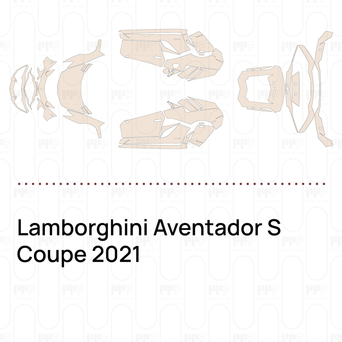 Voorgesneden PPF Lamborghini Aventador S Coupe 2021