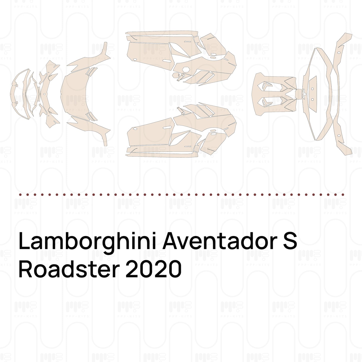 Voorgesneden PPF Lamborghini Aventador S Roadster 2020