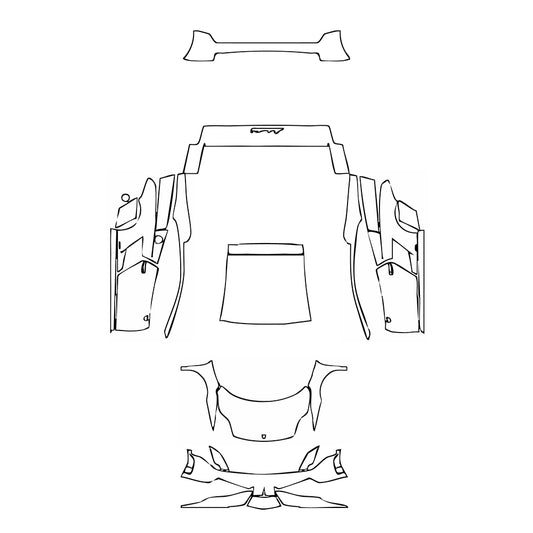 Pre-Cut PPF Lamborghini Gallardo LP 570-4 Superleggera 2011 - PPF-Kits