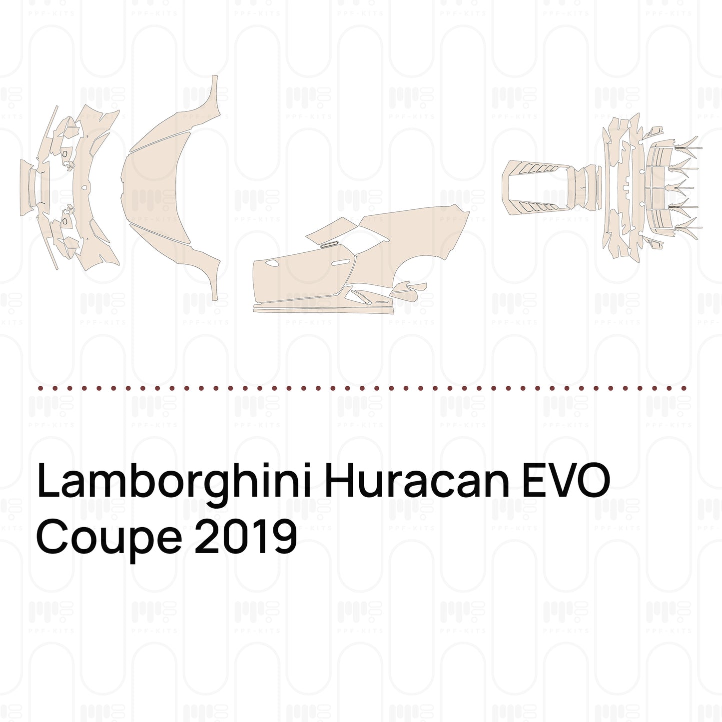 Voorgesneden PPF Lamborghini Huracan EVO Coupe 2019