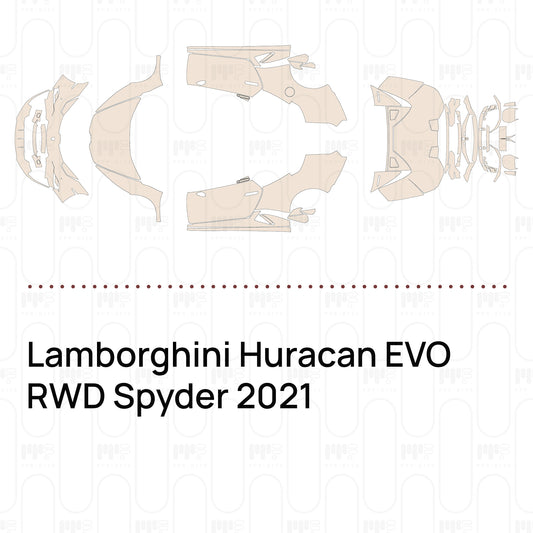 Voorgesneden PPF Lamborghini Huracan EVO RWD Spyder 2021