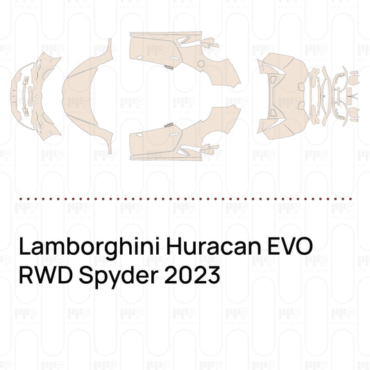 Voorgesneden PPF Lamborghini Huracan EVO RWD Spyder 2023